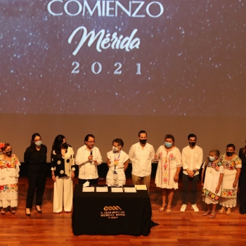 Premiación a los embajadores de Yucatán.