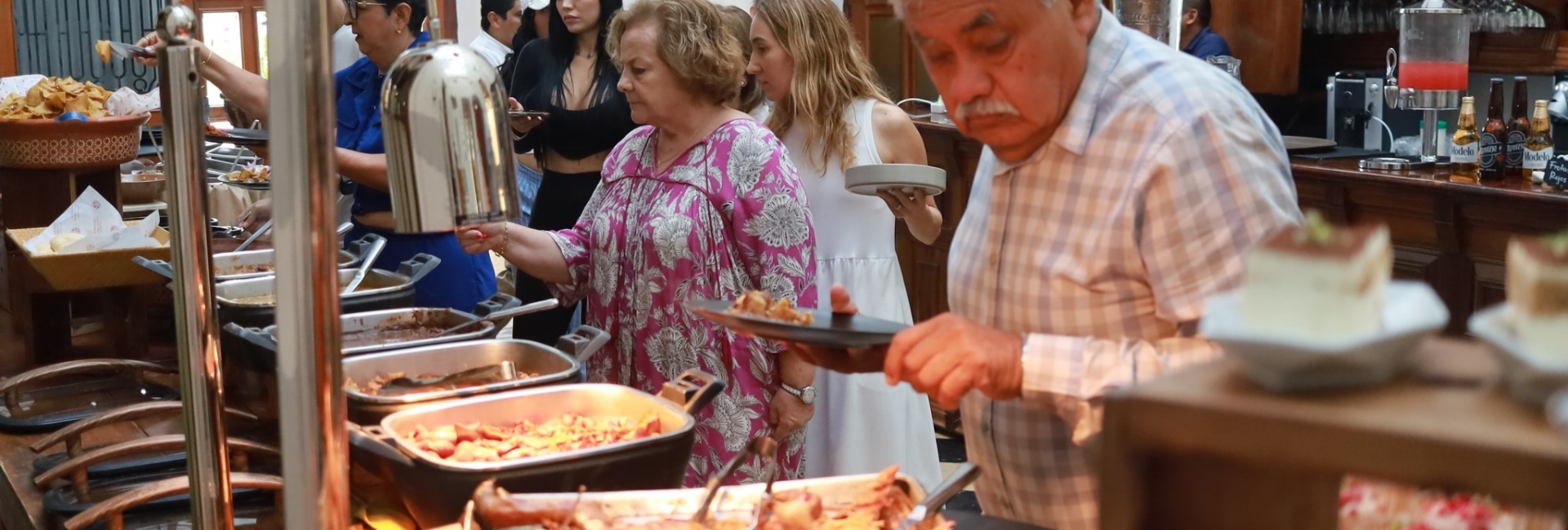 Un brunch bien padre en la Hacienda Xcanatún.