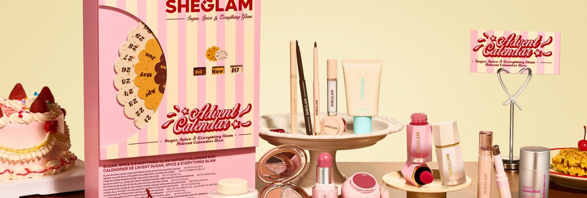 Calendario de Adviento de SheGlam.